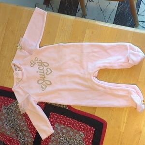Juicy Couture for Baby One Piece Foot Pajamas